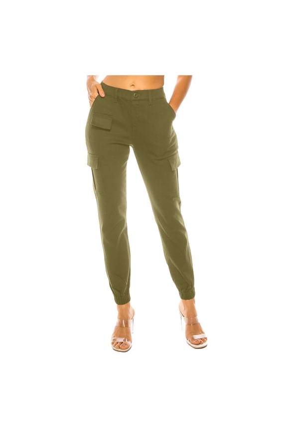 Women's Casual Pants Stretchy Comfortable Elastic Waist Soft Fabric Loose Fit Outdoor Travel Wear