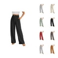 thumbnail image 1 of Womens Pants Wide Leg Pants Woman Women's Casual Pants Wide Leg Dress Pants High Waisted Dressy Trousers for Versatile Everyday Wear for Events and Outings, 1 of 5