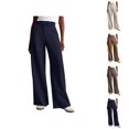 thumbnail image 1 of Womens Casual Pants Wide Leg Pants Woman Women's Casual Pants Wide Leg High Waisted Work Business Casual Pants with Pockets for Everyday Wear, 1 of 5