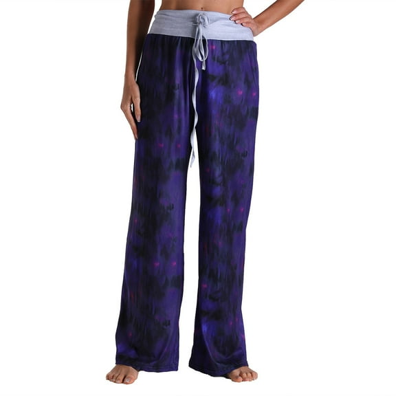 Women's Casual Pants, Women'S Drawstring Stretch Floral Print Long Wide Leg Pants,Women's Casual Pants XXL