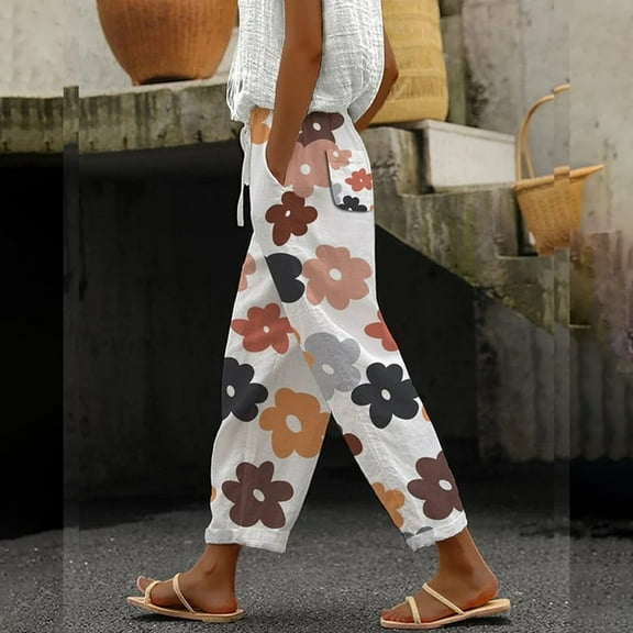 Women's Casual Pants Women'S Spring And Summer Casual Drawstring Pants,Pink Women's Casual Pants XXXXL