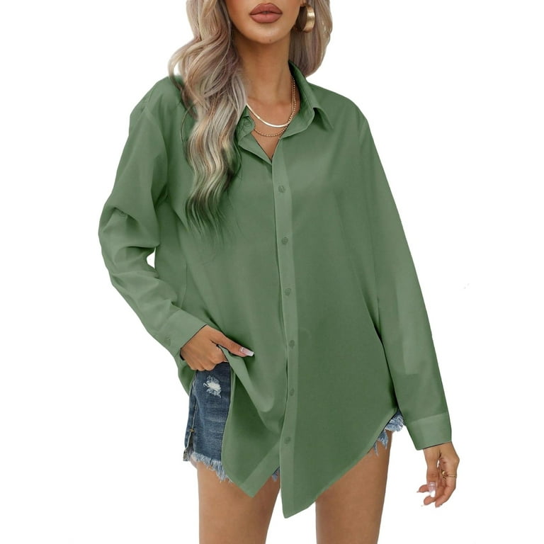 green collar shirt walmart