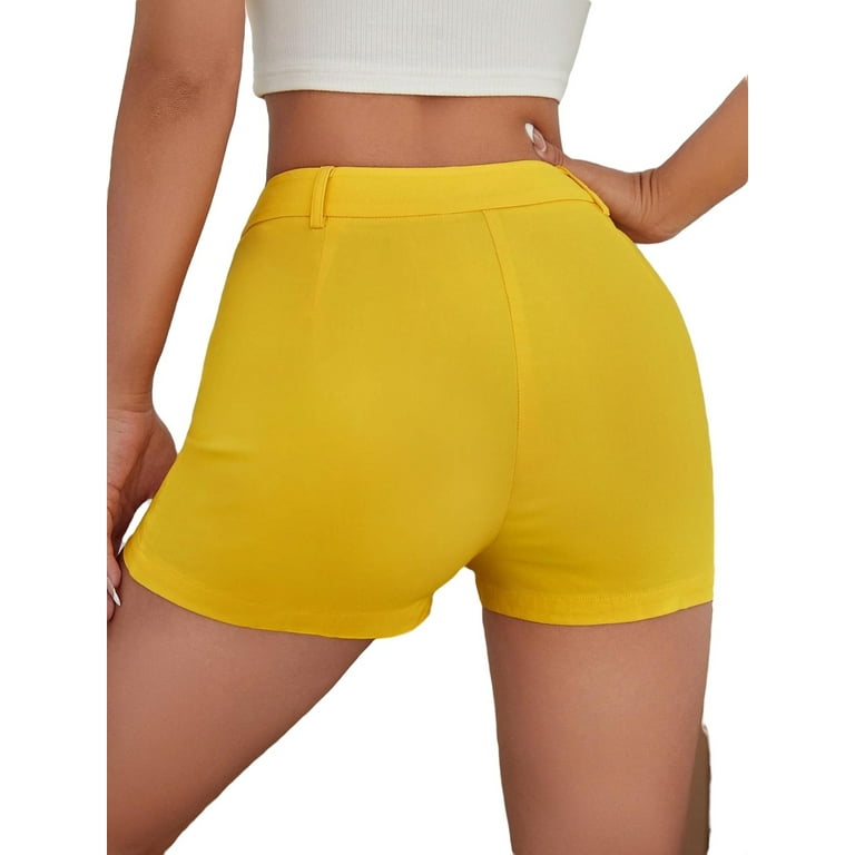 Yellow shorts best sale walmart