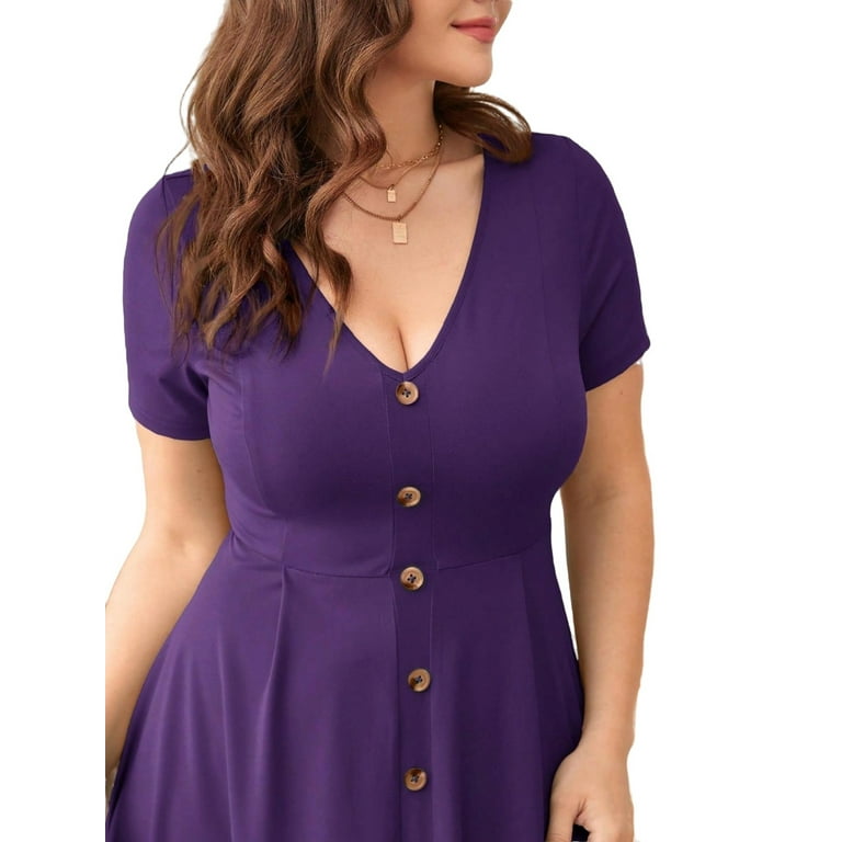 Violet casual cheap dress