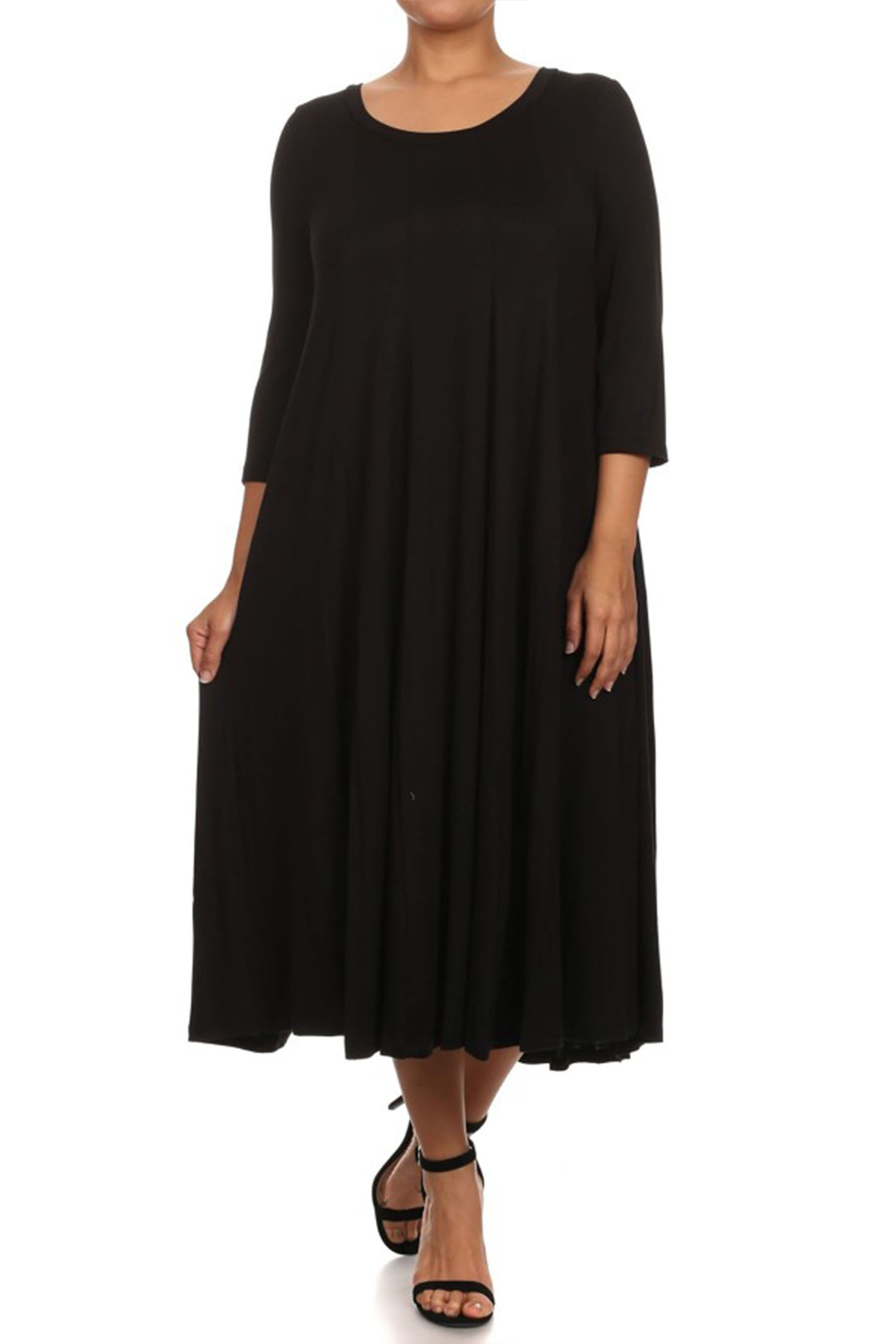chinese dress ladies Attitudes by Renee Plus Size Knit Como Jersey Maxi Dress