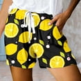thumbnail image 1 of Women's Casual Print Pocket Loose Lace Up High Waisted Sports Shorts Pajama Shorts for Women Cycling Shorts for Women Padded Womens Running Shorts with Pockets Women's Cycling Shorts Spandex Shorts, 1 of 3