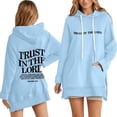thumbnail image 1 of Women's Casual Printed Letter Hoodie Dresses for Bride Long Formal Dresses with Pockets Dresses for Juniors Cute Shirt Dresses for Women T Shirt Dresses for Women Knee Length Maxi Dresses for Women, 1 of 4