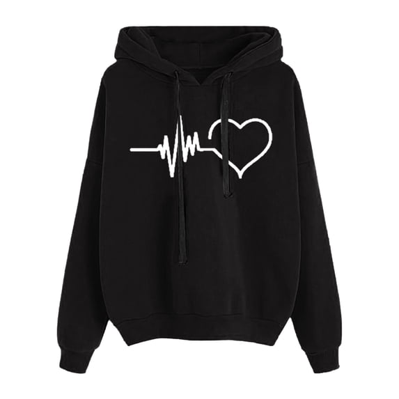 Women's Casual Printed Long-sleeved Hooded Sweater Zipper Hoodies for Women Women Sweatshirts Pullover Side Zip Hoodies Hoodies Women Womens Large Sweatshirt Hoodie Hoodie for Women Thick Oversized