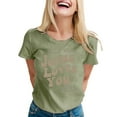 thumbnail image 1 of Women's Casual Printed Round Neck Short Sleeve T Shirt, Loose & Flowing, Comfortable, Suitable for Indoor/Outdoor Activities, Sizes S-XXL, 1 of 3