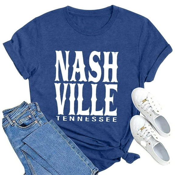 Women's Casual Printed Short Sleeve Crew Neck Loose Fit T-Shirt Comfortable Breathable Fashion Blouse Top