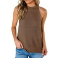 thumbnail image 1 of Women's Casual Racerback Knit Tank Tops Summer Sweater Vest, 1 of 3