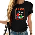 thumbnail image 1 of Women's Casual Retro T-Shirt with Graphics, Perfect for Christmas and Birthday Gifts, 1 of 5