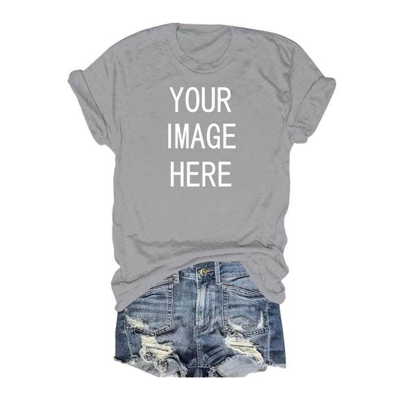 Women's Casual Round Neck English Letters Your Here Printed Large Short Sleeved T Shirt Top Womens Tops Tee Shirts Womens Long Sleeve Shirts Womens Tee Shirt Loose Apparel T Shirts Comfy Women Short