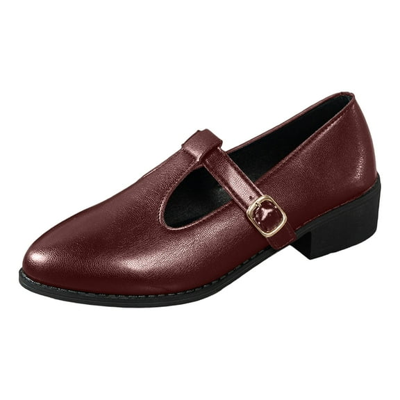 Women's Casual Sandals Comfortable Strappy Summer Outdoor Shoes Stylish Women's Casual Shoes Retro Pointed Flat Mary Jane Low Heel On Comfortable Footwear For Everyday Wear
