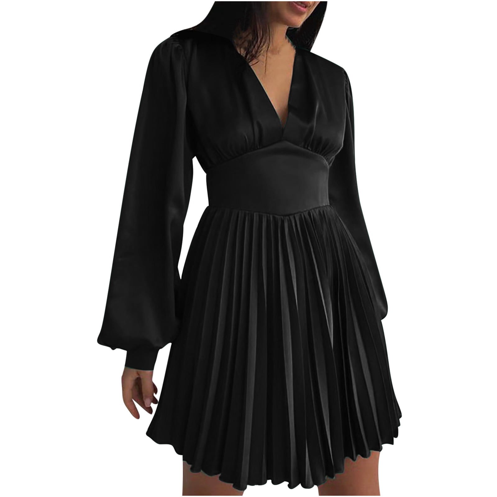 blue dress for baby girl ASOS DESIGN puff sleeve square neck mini dress in black – ASOS Sample Sale