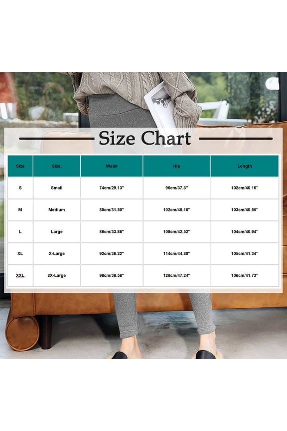 Women's Casual Sherpa Fleece Lined Warm Leggings Thicken Heavy Jogger Pants High Waisted Yoga Pants