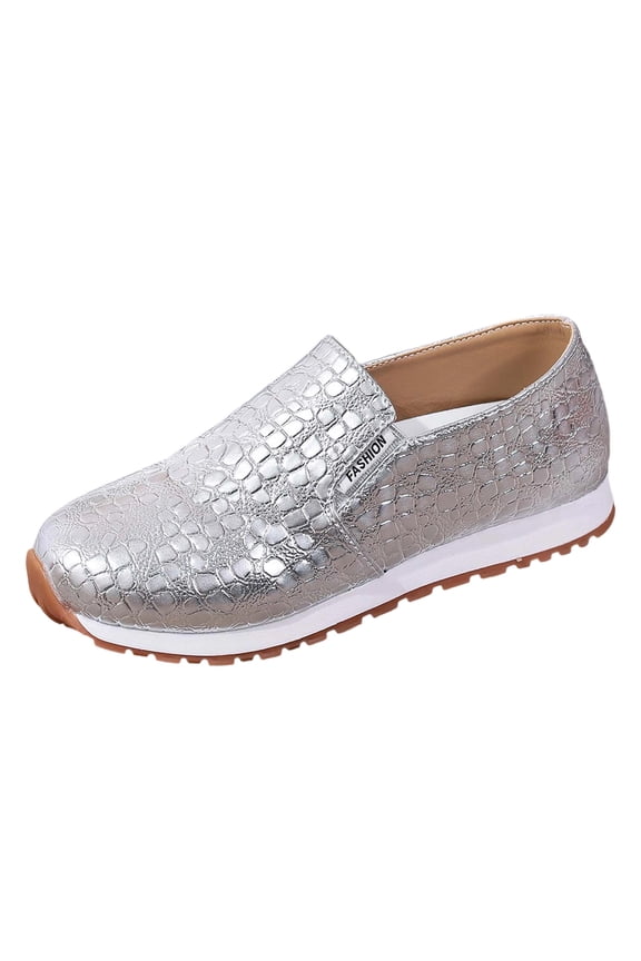 Women's Casual Shoes Fashion Platform On Soft Leather Comfortable Thick Sole Loafers for Everyday Use