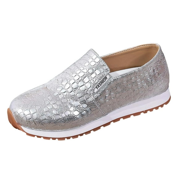 Women's Casual Shoes Fashion Platform On Soft Leather Comfortable Thick Sole Loafers for Everyday Use