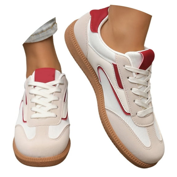 Women's Casual Shoes Fashion Platform Sneakers for Everyday Wear Athletic On Comfortable Lightweight Non- Walking Footwear