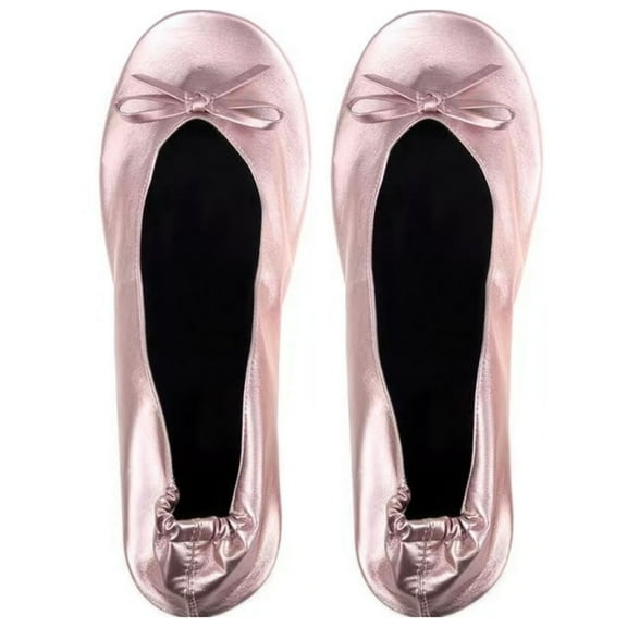 Women's Casual Shoes Foldable Travel Ballet Lightweight On Casual Walking Shoes Comfortable Flat Sandals For Everyday Use