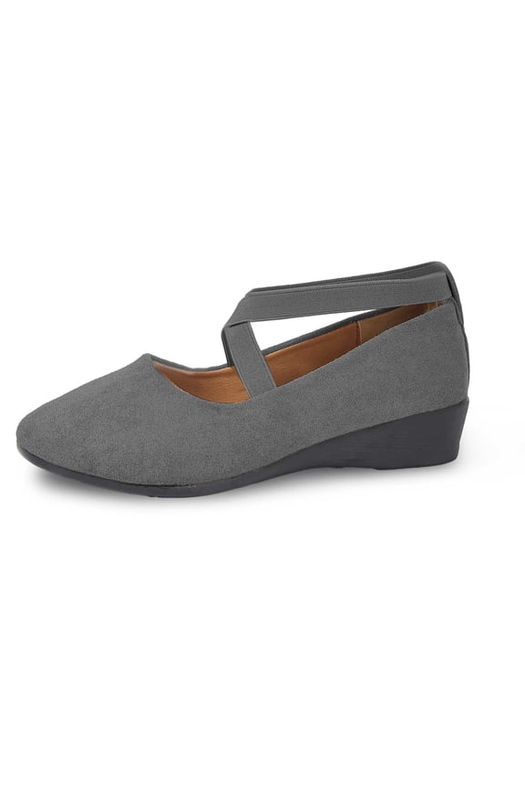 Women's Casual Shoes On Temperament Comfortable Suede Fashion Solid Color Elastic Footwear for Everyday and Outdoor Use