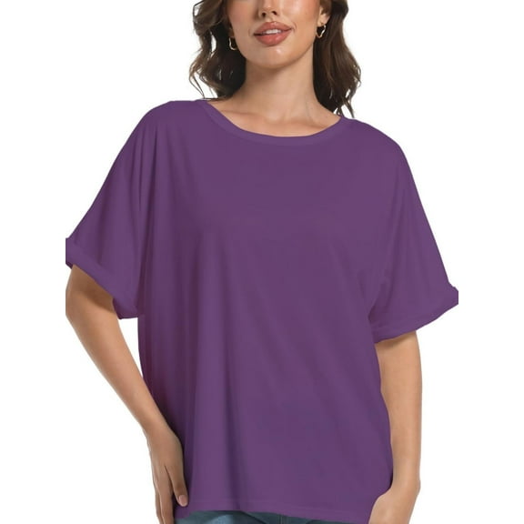 Women's Casual Short Sleeve Crew Neck T-Shirts