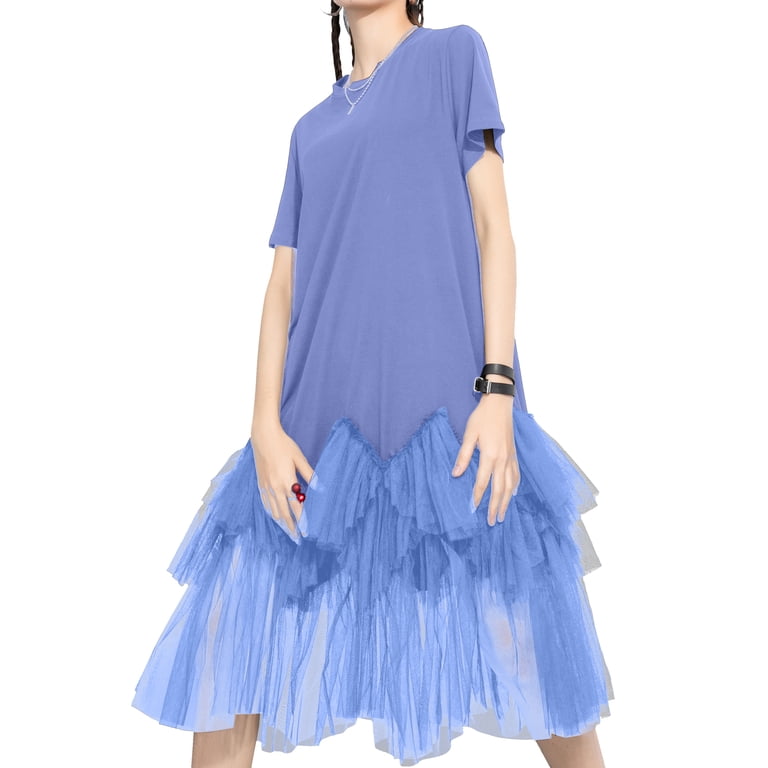 tulle dress short casual Short A-Line Tulle Dress CD0236  Sparkly Gowns