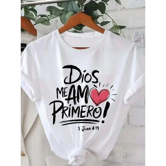 Women's Casual Short Sleeve Round Neck T-Shirt