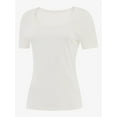 thumbnail image 1 of Women's Casual Short Sleeve Scoop Neck Summer Tops Ribbed Knit Slim Fit Tee Shirts, 1 of 5