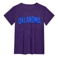 thumbnail image 1 of Women's Casual Short Sleeve T Shirts Print Round Neck Tee For Summer Daily Wear, 1 of 1