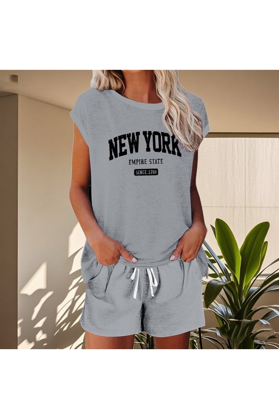 Women's Casual Shorts Set Comfortable And Stylish Two Piece Outfit For Everyday Wear With Drawstring Detail For Spring And Summer Leather Shorts Suit for Women Cute Swim Suit for Women Thick Women