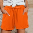 thumbnail image 1 of Women's Casual Shorts Straight Leg High Waist Sports Fashion Loose Fit Summer Bottoms, 1 of 5