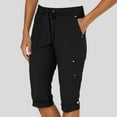 thumbnail image 1 of Women's Casual Shorts Suit Set Summer Outfit Pure Color Jumpsuit Romper With Drawstring Hem For Daily Wear Vacation Outdoor plus Size Yoga Pants Warm Leggings for Women plus Size Underwear Shorts for, 1 of 5