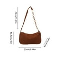 thumbnail image 1 of Women's Casual Shoulder Bag Corduroy Fashion Messenger Crossbody Purse Adjustable Strap for Work Travel Party Versatile Compact Tote, 1 of 3
