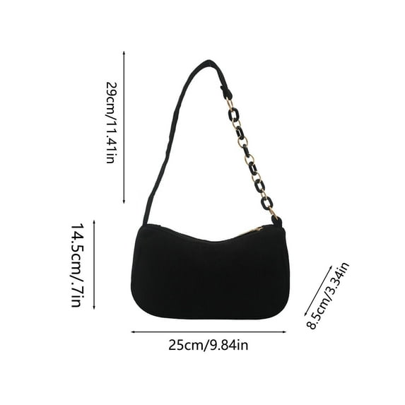 Women's Casual Shoulder Bag Corduroy Fashion Messenger Crossbody Purse Adjustable Strap for Work Travel Party Versatile Compact Tote