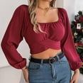 thumbnail image 1 of Women's Casual Sleeve Tie Waist Chiffon Shirt With Navel Top Short Sleeve Athletic Shirt Womens Striped Tee Shirts Short Sleeve Girls Shirts Long Sleeve Tee Shirt Women Graphic Women Shirt Summer, 1 of 7