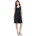 thumbnail image 1 of Women's Casual Sleeveless All Over Print Dress Loose A Line Flowy Dresses with Pockets Fierce Shark Pattern Design L, 1 of 8