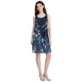 thumbnail image 1 of Women's Casual Sleeveless All Over Print Dress Loose A Line Flowy Dresses with Pockets Jellyfish and Plants M, 1 of 8