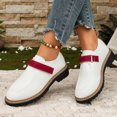 thumbnail image 1 of Women’s Casual Slip on Tassel Loafers Dressy Non-Slip Chunky Sole Leather Womens Casual Shoes Comfortable Walking Shoes Slip On Shoes Women Wide Toe Box Business Loafers Moccasins Comfort Flats 38, 1 of 5