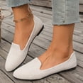 thumbnail image 1 of Women's Casual Slip on Shoes, Breathable Round Toe Flat Loafers with Soft Sole, Comfortable Walking Flats for Everyday Wear, 1 of 9
