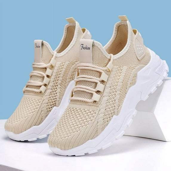 Women’s Casual Sneakers Slip-Resistant Light Breathable Shoes for Walking, Gym, Travel | Abrasion-Resistant Sole