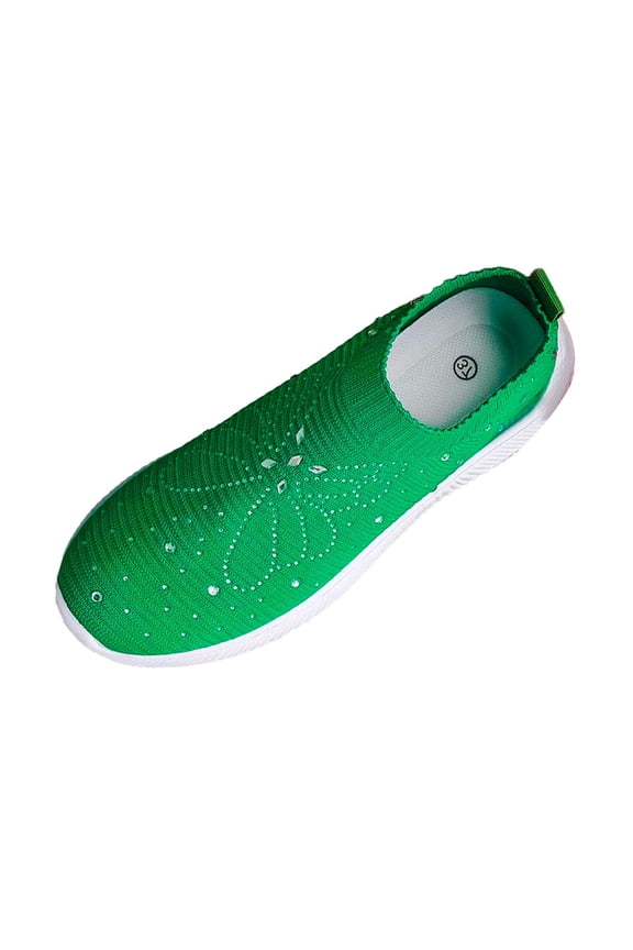 Women's Casual Sneakers Solid Color Minimalist Mesh Flat Anti Sneakers Red 41