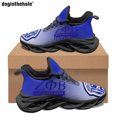 thumbnail image 1 of Women's Casual Sneakers Summer Design Zeta Phi Beta Sorority Pattern Classic Lace Up Outdoor Sports Flat Shoes, 1 of 8