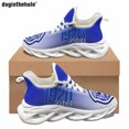 thumbnail image 1 of Women's Casual Sneakers Summer Design Zeta Phi Beta Sorority Pattern Classic Lace Up Outdoor Sports Flat Shoes, 1 of 8