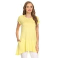 thumbnail image 1 of Women's Casual Solid Color Blouse Tunic Top Shirt, 1 of 4