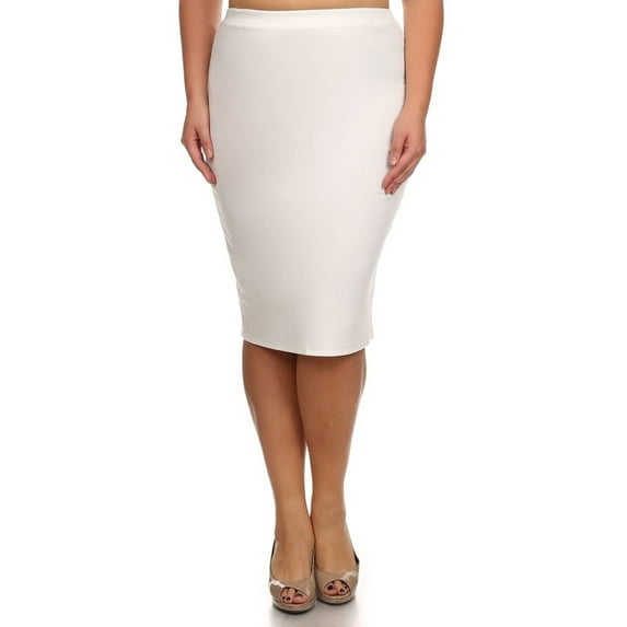 Women's Casual Solid Color Office Wear Pencil Skirt