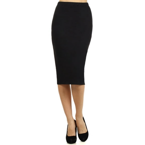 Women's Casual Solid Color Office Wear Pencil Skirt