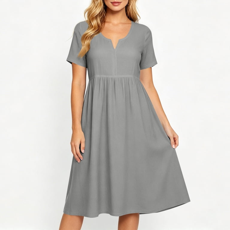 short midi dress for women PRETTYGARDEN Women's Casual Summer Midi Dress Puffy Short Sleeve Square  Neck Smocked Tiered Ruffle Dresses (Floral Blue,Small) at Amazon Women's  Clothing store