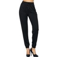 thumbnail image 1 of Women's Casual Solid Drawstring Elastic Waist Jogger Pants with Pockets, 1 of 6