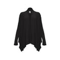thumbnail image 1 of Women's Casual Solid Long Sleeve Loose Fit Open Cardigan, 1 of 4